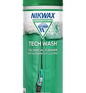 Nikwax Tech Wash -pesuaine tekstiilien hoito ja korjaus