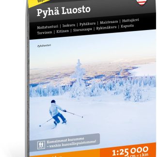 Calazo Pyhä-Luosto Tyvek retkeilykartta, suomi