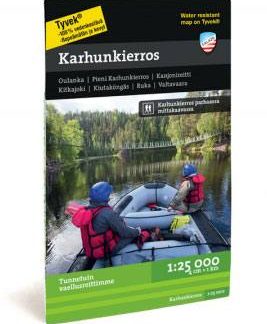 Calazo Karhunkierros Tyvek suomi-retkeilykartta