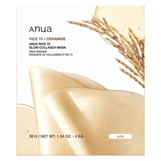 Anua Rice 70 Glow Collagen Mask 4pk