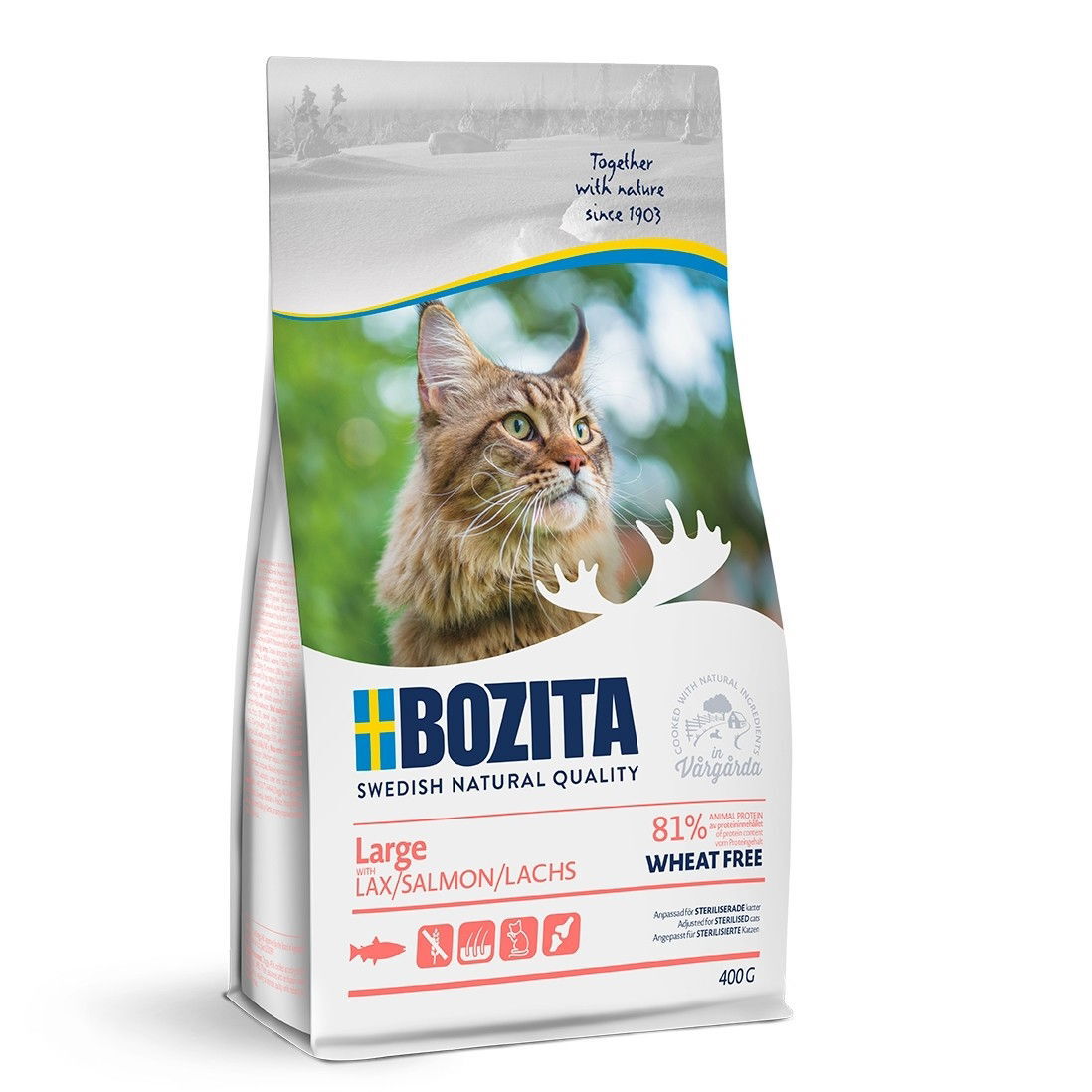 Bozita Feline Large Wheat Free Salmon