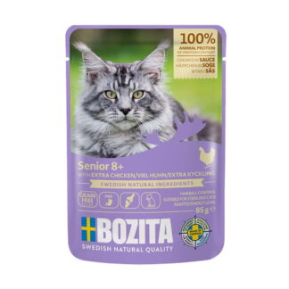 Bozita Senior 8+ kanaa kastikkeessa 85 g