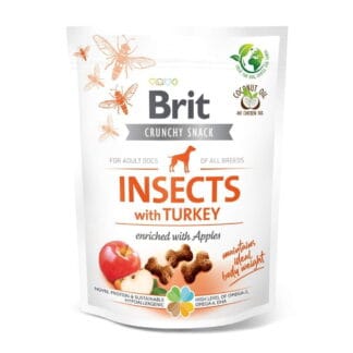 Brit Care Cracker Insects kalkkuna-omena 200g