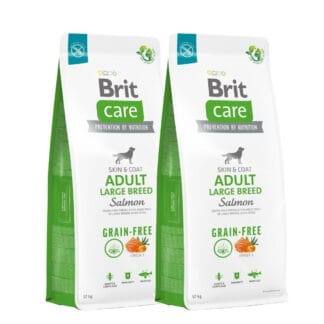 Brit Care Dog Adult Large Breed Grain Free Salmon 2x12 kg