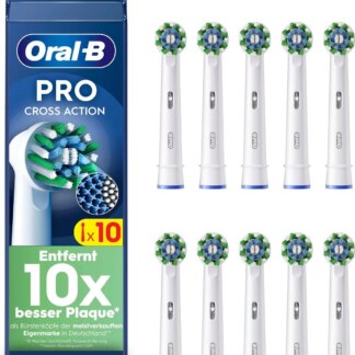 Oral-B Cross Action -hammasharjan päät - valkoinen - 10 kpl