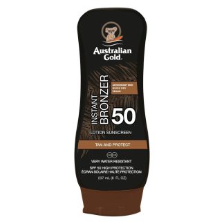 Australian Gold Lotion Sunscreen With Instant Bronzer SPF50 237ml