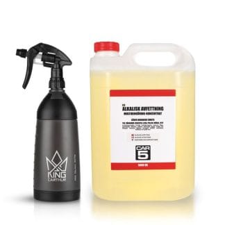 Esipesuaine CAR5 Alkaline Degreaser - Vaahdotettava / Liuotin, 5000 ml + Sumutinpullo