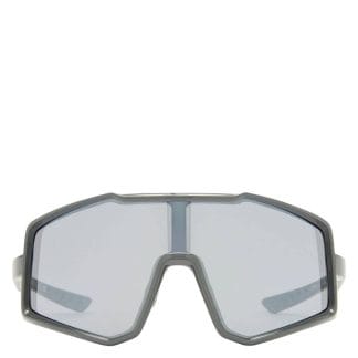 Le Specs Vulture Charcoal With Smoke Flash Mirror Lens