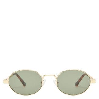 Le Specs Poseidon Deux Gold With Khaki Mono Lens