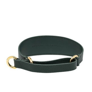 Collar of Sweden martingaalipanta leveä, tummanvihreä