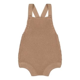 Cotton Knit Brace Shortsit |  Nougat - 62/68