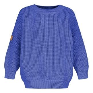 Cotton Knit Jumper -Lasten Neulepaita |  Electric - 134/140