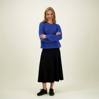 Cotton Knit Jumper -Neulepaita |  Electric - XL/XXL