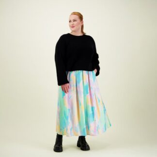 Cotton Knit Jumper -Neulepaita | Licorice - XL/XXL