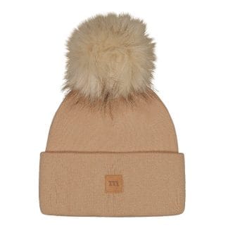 Crystal Beanie -Puuvillapipo |  Nougat - A