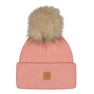 Crystal Beanie -Puuvillapipo | Peachy Pink - A