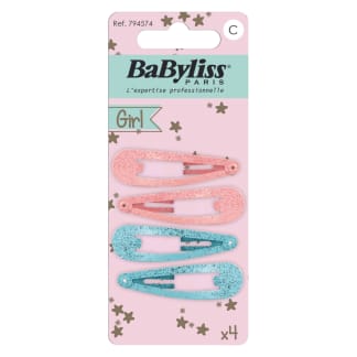 BaByliss Accessories Hair Clip Kids 4 kpl
