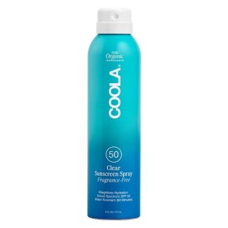 COOLA Clear Sunscreen Spray SPF50 Fragrance-Free 177ml