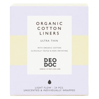 DeoDoc Organic Cotton Liners Individually Wrapped 24 kpl