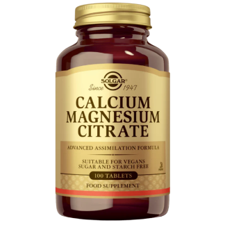 Solgar Kalsium-magnesiumsitraatti 100 tabl 100 tabl