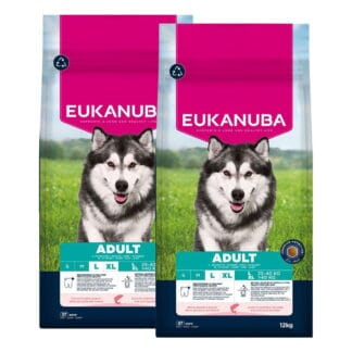 Eukanuba Adult Large Breed Salmon&Barley 2 x 12kg
