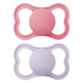 MAM Air 6–16 kk Silicone 2 kpl – Pink