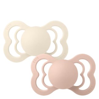 BIBS Pacifier Supreme 2 PACK Silikoni Koko 2 Ivory/Blush