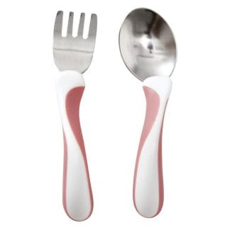 Bambino My First Fork & Spoon – Cerise