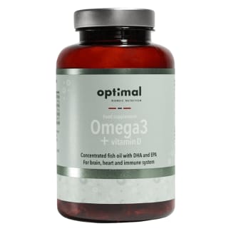 Optimal Nordic Nutrition Omega 3 + Vitamin D 120kpl