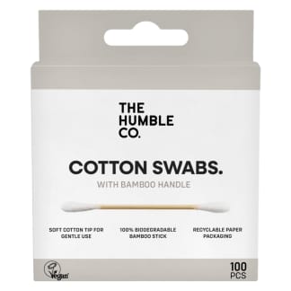 The Humble Co Humble Natural Cotton Swabs 100 kpl – White