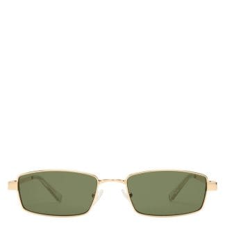 Le Specs Bizarro Bright Gold/Clear Khaki Mono Lens