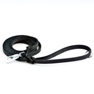 Nahkatalutin Feel Leather Braid, musta