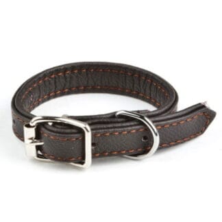 Nahkapanta Feel Leather vuorella, ruskea