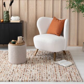 Finarte Nirvana villamatto 140x200 cm kupari/beige