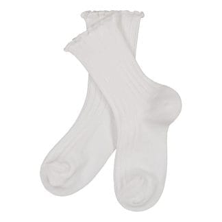 Frill Socks -Sukat | Vanilla - 34/36