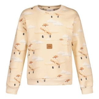 Fun Day Pocket Sweater -Collegepaita | Sand - 134/140