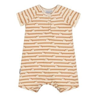 Good Mood Rib -Romper | Toffee - 62/68