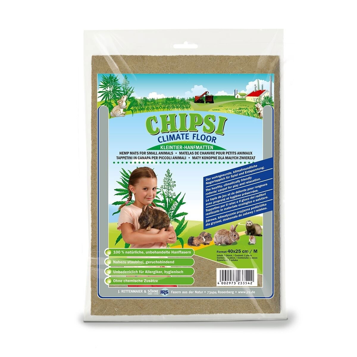 Hamppumatto Chipsi Climate Floor