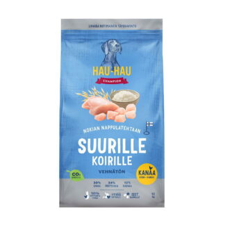 Hau-Hau Champion Kana, riisi ja kaura suurille koirille