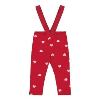 Heart Song Rib Brace Pants -Henkselihousut | Poppy - 50/56