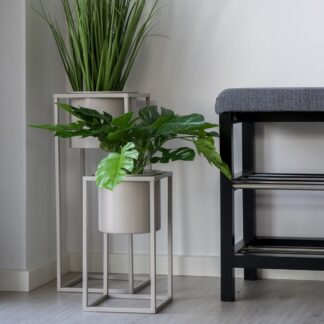 House Nordic Marla kukkateline setti 2 kpl beige