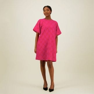 Jacquard Dress -Mekko | Pinky - M