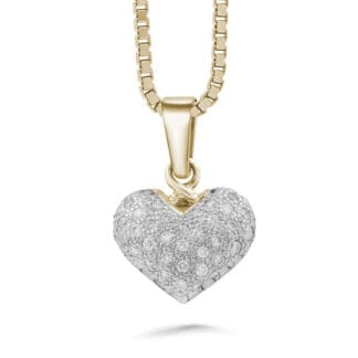 Silván Henrietta timanttiriipus 0,30ct, keltakultaa, timanttikorut