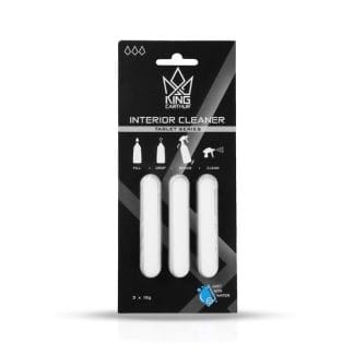 Sisätilojen puhdistusaine KING CARTHUR Interior Cleaner Tablet, 3 kpl, Pelkät pesuainetabletit