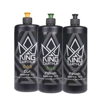 Kiillotusainesetti KING CARTHUR Reshine 3 in 1, 3 x 1000 ml