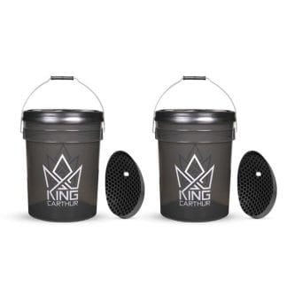 Pesuämpäri KING CARTHUR 20 L + Kansi, 2 kpl + Hiekanerotin
