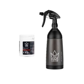 Puhdistusaine KING CARTHUR HD Exterior Cleaner Tablet, Pesuainetabletit (15 kpl) + Sumutinpullo