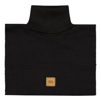 Knitted-Merinovillakauluri | Black - 1-3Y