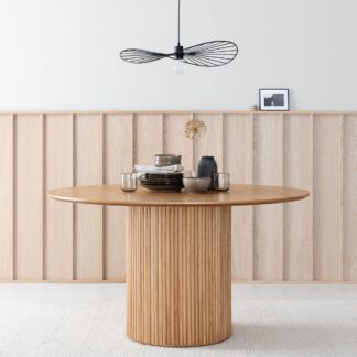Korpi pyöreä ruokapöytä Ø135 cm tammi 2-laatuinen