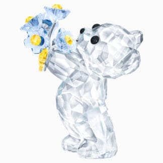 Swarovski Kris Bear Forget-me-not, nalle, kristallifiguuri